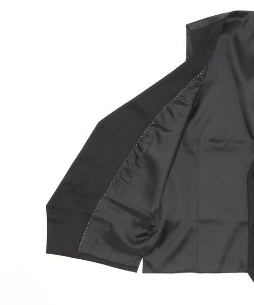 HIGH STREET（ハイストリート）の「HIGH STREET∴ヴェネシャンストレッチジレ（スーツベスト・メンズ・ブラック/ネイビー・S/M/L/LL）」の4枚目の写真