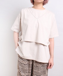 RNA-N | M1883 リサイクル天竺レイヤードプルオーバー(Tシャツ/カットソー)