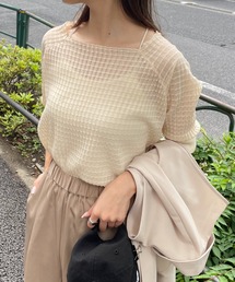 COLONY 2139 | シアージャガードニットプルオーバー(その他トップス)