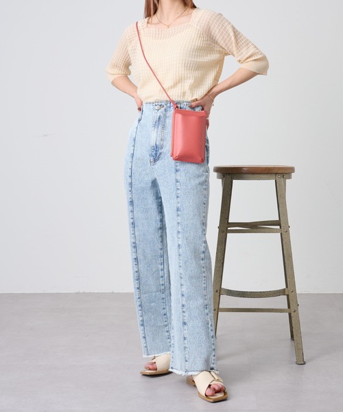 COLONY 2139（コロニートゥーワンスリーナイン）の「カラバリ豊富！シアージャガードニットプルオーバー（その他トップス・レディース・ブラック/オレンジ/グリーン/アイボリー/オフホワイト/ピンク・FREE）」の18枚目の写真