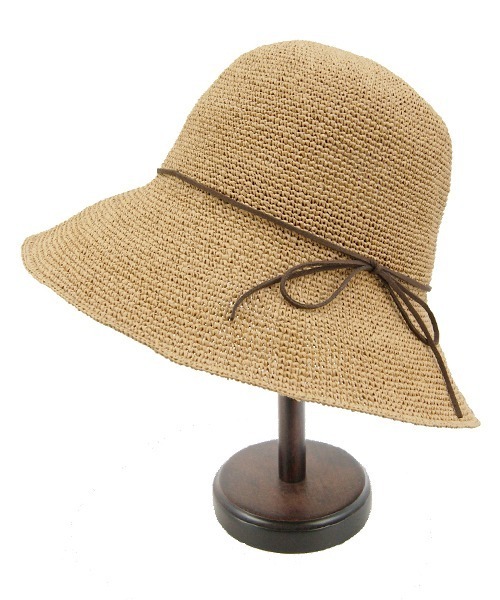 polcadot（ポルカドット）の「ペーパーデイリーハット（ハット・レディース・ブラック/ベージュ/グレー/キャメル・FREE）」の6枚目の写真