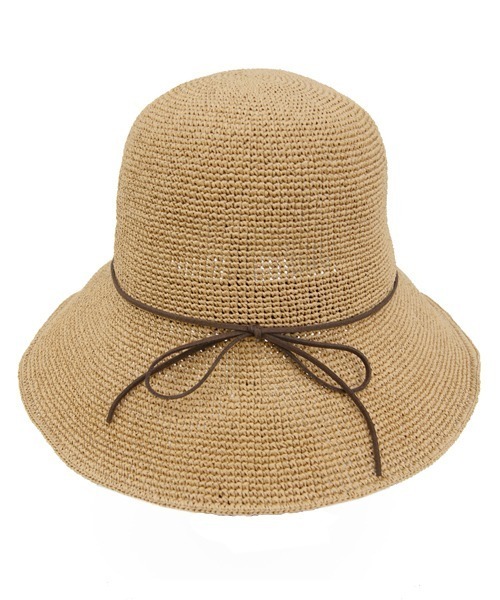 polcadot（ポルカドット）の「ペーパーデイリーハット（ハット・レディース・ブラック/ベージュ/グレー/キャメル・FREE）」の7枚目の写真