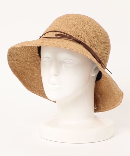 polcadot（ポルカドット）の「ペーパーデイリーハット（ハット・レディース・ブラック/ベージュ/グレー/キャメル・FREE）」の9枚目の写真