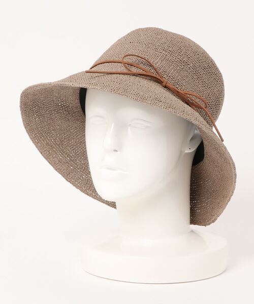 polcadot（ポルカドット）の「ペーパーデイリーハット（ハット・レディース・ブラック/ベージュ/グレー/キャメル・FREE）」の14枚目の写真