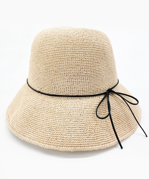 polcadot（ポルカドット）の「ペーパーデイリーハット（ハット・レディース・ブラック/ベージュ/グレー/キャメル・FREE）」の19枚目の写真