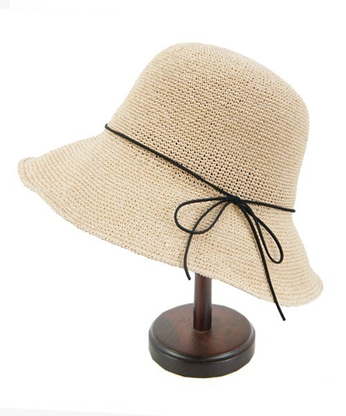 polcadot（ポルカドット）の「ペーパーデイリーハット（ハット・レディース・ブラック/ベージュ/グレー/キャメル・FREE）」の18枚目の写真