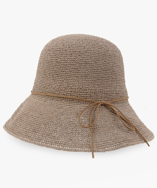 polcadot（ポルカドット）の「ペーパーデイリーハット（ハット・レディース・ブラック/ベージュ/グレー/キャメル・FREE）」の21枚目の写真