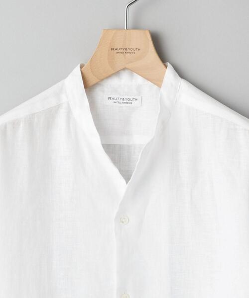 美品☆ユナイテッドアローズ　リネン100% 大人スキッパー ゆったりブラウス UNITED ARROWS（ユナイテッドアローズ）の「フェイクリネン