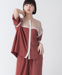 La SRIC | La SRIC / クロススウィッチングカラーBL【セットアップ可】(シャツ/ブラウス)