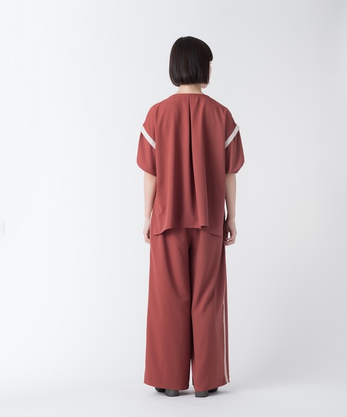 La SRIC（ラスリック）の「La SRIC / クロススウィッチングカラーBL【セットアップ可】（シャツ/ブラウス・レディース・ブラック/ブラウン/ブルー・38）」の20枚目の写真