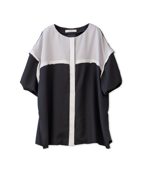 La SRIC（ラスリック）の「La SRIC / クロススウィッチングカラーBL【セットアップ可】（シャツ/ブラウス・レディース・ブラック/ブラウン/ブルー・38）」の18枚目の写真