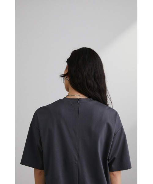 STYLEMIXER（スタイルミキサー）の「スムースレイヤードワンピース（ワンピース・レディース・チャコールグレー/グリーン/ライトベージュ・MEDIUM/SMALL）」の10枚目の写真