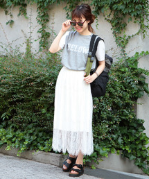 Another Edition | レースロングスカート/AEFC LACE LONG SK◆(スカート)