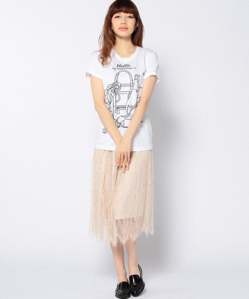Another Edition（アナザーエディション）の「レースロングスカート/AEFC LACE LONG SK◆（スカート・レディース・ホワイト/ベージュ/ネイビー/ライトブルー・フリー）」の8枚目の写真