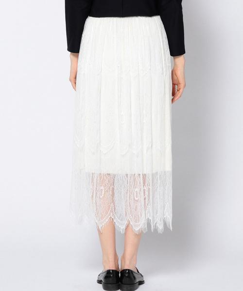 Another Edition（アナザーエディション）の「レースロングスカート/AEFC LACE LONG SK◆（スカート・レディース・ホワイト/ベージュ/ネイビー/ライトブルー・フリー）」の12枚目の写真