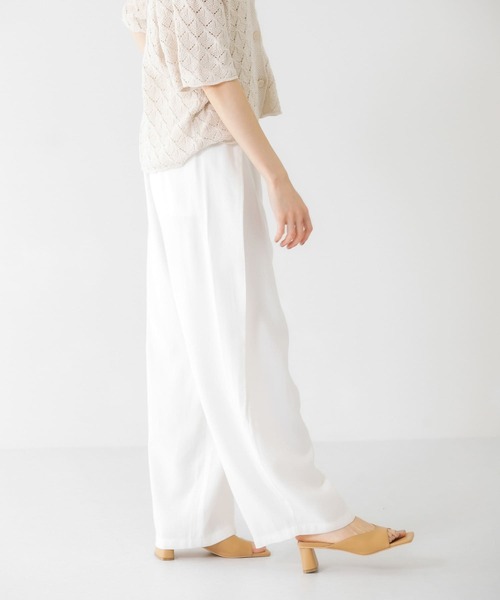 KBF（ケイビーエフ）の「フォールドアップカーブパンツ（その他パンツ・レディース・ブラック/ボルドー/ホワイト・38/36）」の5枚目の写真