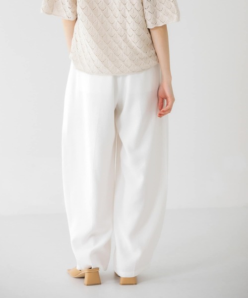 KBF（ケイビーエフ）の「フォールドアップカーブパンツ（その他パンツ・レディース・ブラック/ボルドー/ホワイト・38/36）」の6枚目の写真