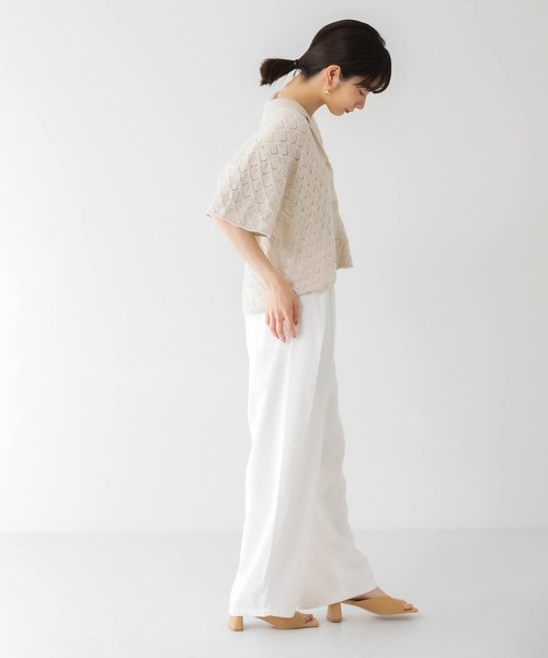 KBF（ケイビーエフ）の「フォールドアップカーブパンツ（その他パンツ・レディース・ブラック/ボルドー/ホワイト・38/36）」の8枚目の写真