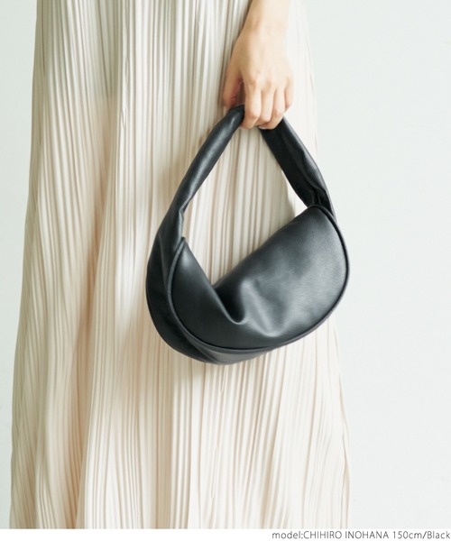 coca(coca)(コカ)の「スムースタッチ楕円バック(ハンドバッグ・レディース・ブラック/グリーン・ONE SIZE)」の13枚目の写真