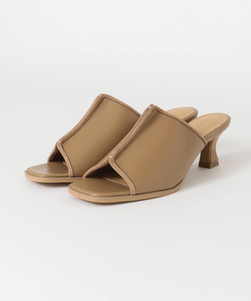 URBAN RESEARCH DOORS（アーバンリサーチドアーズ）の「パイピングヒールサンダル（サンダル・レディース・ベージュ系その他/ブラック・36/37/38）」の6枚目の写真