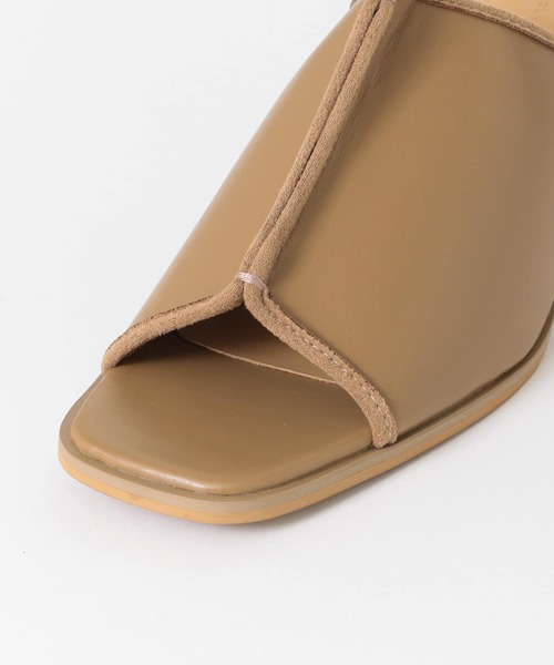 URBAN RESEARCH DOORS（アーバンリサーチドアーズ）の「パイピングヒールサンダル（サンダル・レディース・ベージュ系その他/ブラック・36/37/38）」の5枚目の写真