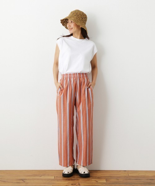 RODEO CROWNS WIDE BOWL（ロデオクラウンズワイドボウル）の「パターンイージーパンツ（その他パンツ・レディース・ホワイト系その他/オレンジ系その他/グリーン系その他2・FREE）」の4枚目の写真