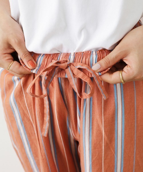 RODEO CROWNS WIDE BOWL（ロデオクラウンズワイドボウル）の「パターンイージーパンツ（その他パンツ・レディース・ホワイト系その他/オレンジ系その他/グリーン系その他2・FREE）」の9枚目の写真