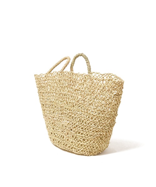 KECH LeS ESSENTIELS（ケッシュルエッセンシャル）の「KECH LeS ESSENTIELS OPEN WEAVE BASKET（かごバッグ・レディース・ナチュラル・FREE）」の9枚目の写真