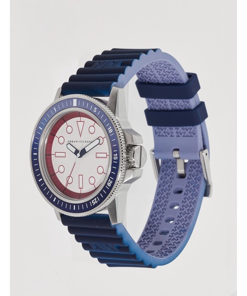 ARMANI EXCHANGE（アルマーニエクスチェンジ）の「【A|X アルマーニ エクスチェンジ】シリコンベルトウォッチ(尾錠 ...