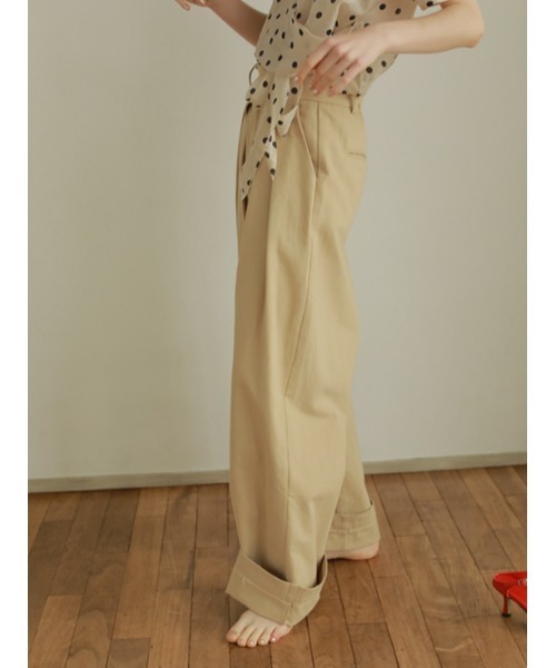 AMAIL（アマイル）の「Bulky kai pants（その他パンツ・レディース・ベージュ/オレンジ・FREE）」の8枚目の写真