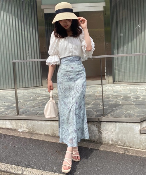 one after another NICE CLAUP（ワンアフターアナザーナイスクラップ）の「前後2WAY 羽織でも着れるコットンブラウス（シャツ/ブラウス・レディース・ブラック/オフホワイト/ピンク/アイボリー・FREE）」の8枚目の写真