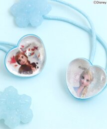 リフレクヘアポニー ハート型 ブルー