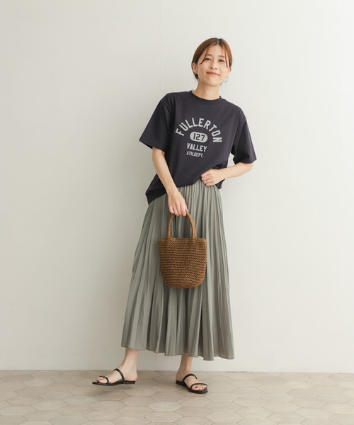 URBAN RESEARCH DOORS（アーバンリサーチドアーズ）の「FULLERTON プリントTシャツ（Tシャツ/カットソー・レディース・ネイビー/オフホワイト/ライトカーキ・MEDIUM）」の15枚目の写真