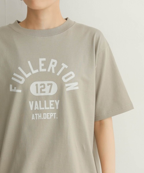 URBAN RESEARCH DOORS（アーバンリサーチドアーズ）の「FULLERTON プリントTシャツ（Tシャツ/カットソー・レディース・ネイビー/オフホワイト/ライトカーキ・MEDIUM）」の11枚目の写真