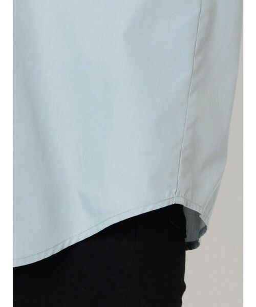 LAGUNAMOON(ラグナムーン)の「タックカラーシャツ(シャツ/ブラウス・レディース・ホワイト/ブラック/ブルー・FREE)」の4枚目の写真