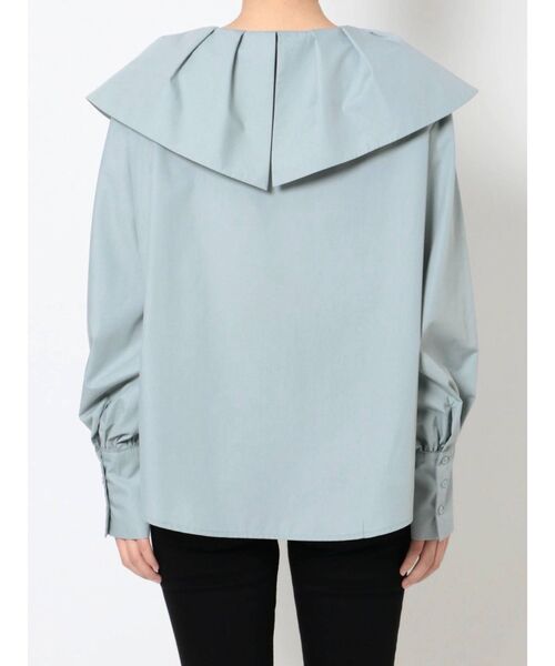 LAGUNAMOON(ラグナムーン)の「タックカラーシャツ(シャツ/ブラウス・レディース・ホワイト/ブラック/ブルー・FREE)」の14枚目の写真