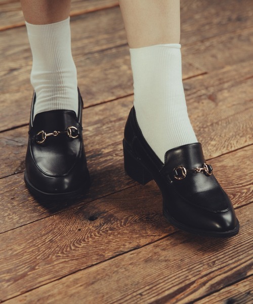 Cheek（チーク）の「ビットローファー（ローファー・レディース・ブラック/ブラウン・SMALL/MEDIUM/LARGE）」の2枚目の写真