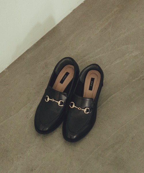 Cheek（チーク）の「ビットローファー（ローファー・レディース・ブラック/ブラウン・SMALL/MEDIUM/LARGE）」の4枚目の写真