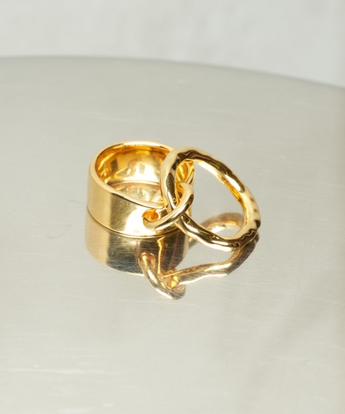 Solace(ソレイス)の「ダブルリング(リング・レディース・シルバー/ゴールド・FREE)」の3枚目の写真