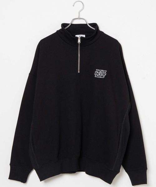 セール】WEGO/ヘビーウエイト ハーフZIPワンポイントプル