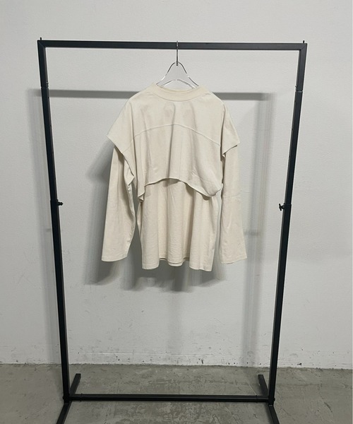 AIC.（エーアイシー）の「レイヤードロンティー/アンサンブル/セット（アンサンブル・レディース・ブラック/イエロー/ホワイト系・FREE）」の4枚目の写真