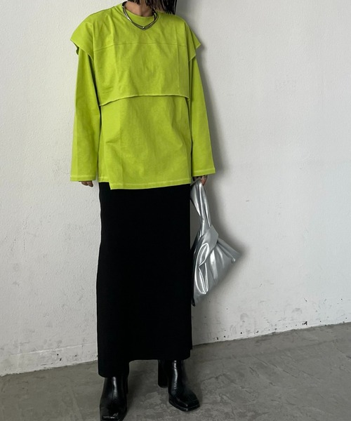 AIC.（エーアイシー）の「レイヤードロンティー/アンサンブル/セット（アンサンブル・レディース・ブラック/イエロー/ホワイト系・FREE）」の16枚目の写真