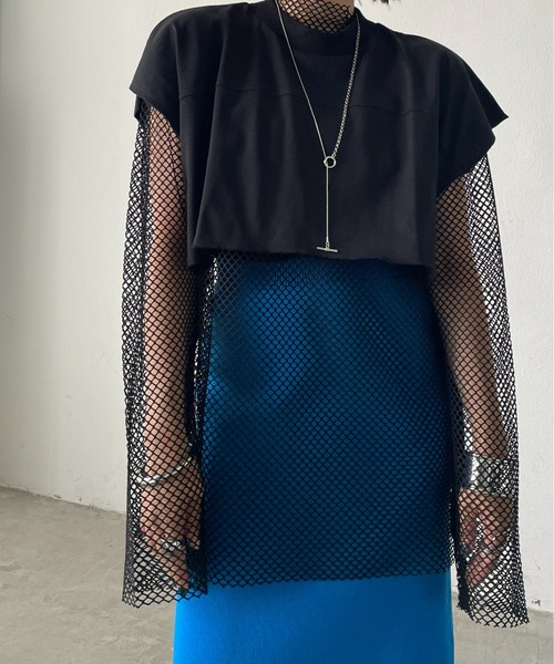 AIC.（エーアイシー）の「レイヤードロンティー/アンサンブル/セット（アンサンブル・レディース・ブラック/イエロー/ホワイト系・FREE）」の8枚目の写真