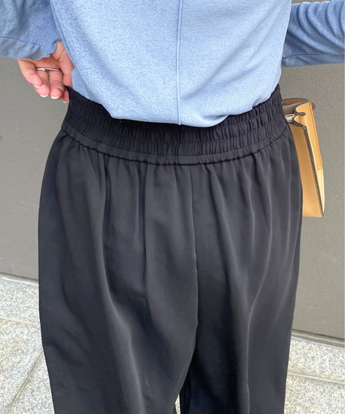 StyleSea（スタイルシー）の「ツータックワイドパンツ（その他パンツ・レディース・ブラック/ブルー/コーラル・FREE）」の15枚目の写真