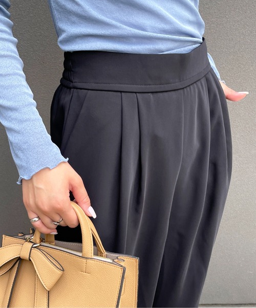 StyleSea（スタイルシー）の「ツータックワイドパンツ（その他パンツ・レディース・ブラック/ブルー/コーラル・FREE）」の14枚目の写真