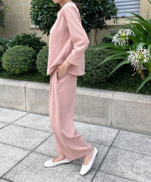 StyleSea（スタイルシー）の「ツータックワイドパンツ（その他パンツ・レディース・ブラック/ブルー/コーラル・FREE）」の16枚目の写真