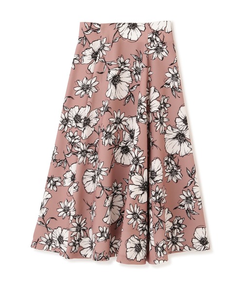 PROPORTION BODY DRESSING(プロポーションボディドレッシング)の「ビックフラワープリントスカート / 1212220810(スカート・レディース・ブラック/ベージュ/パープル・SMALL/MEDIUM)」の15枚目の写真