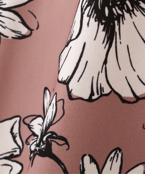 PROPORTION BODY DRESSING(プロポーションボディドレッシング)の「ビックフラワープリントスカート / 1212220810(スカート・レディース・ブラック/ベージュ/パープル・SMALL/MEDIUM)」の16枚目の写真