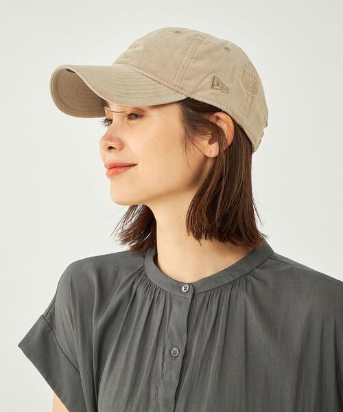 NEW ERA(ニューエラ)の「【別注】< NEW ERA >マイクロ コーデュロイ キャップ(キャップ・レディース・ライトグレー/ブラック/オフホワイト/モカ・FREE)」の6枚目の写真