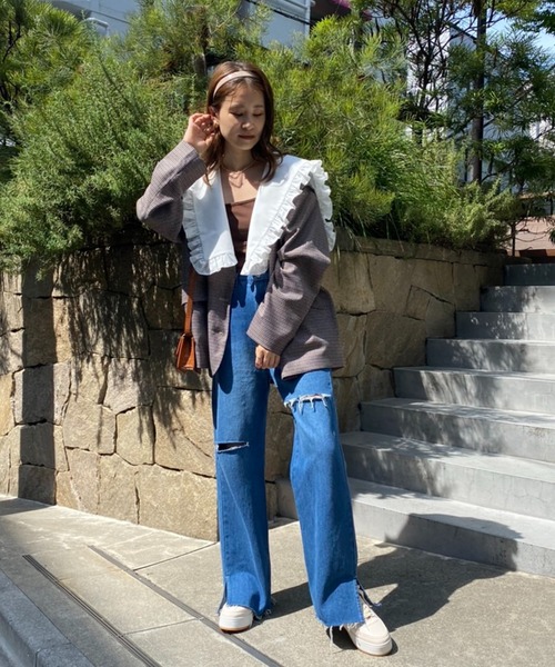 one after another NICE CLAUP（ワンアフターアナザーナイスクラップ）の「厚底スニーカー（スニーカー・レディース・アイボリー・SMALL/MEDIUM/LARGE/X-LARGE）」の2枚目の写真